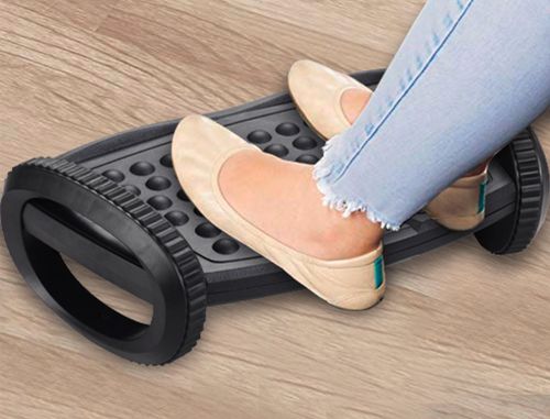 Apoio de pes q-connect com funcao de balanco 2 alturas 417x225x135 mm , Q-connect , 154529 , 5705831179875